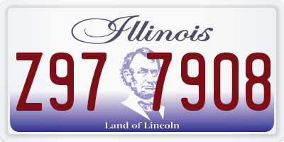 IL license plate Z977908