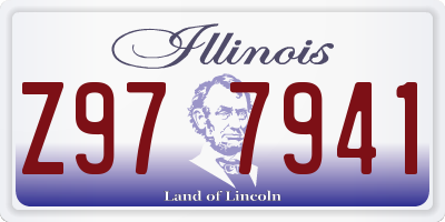 IL license plate Z977941