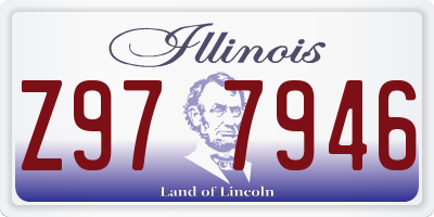 IL license plate Z977946