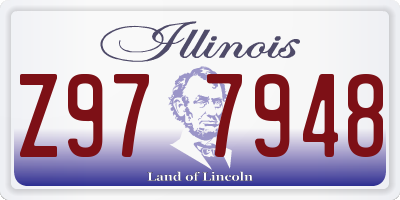 IL license plate Z977948