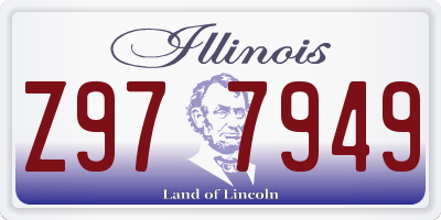 IL license plate Z977949