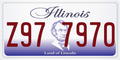 IL license plate Z977970