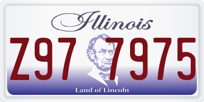 IL license plate Z977975