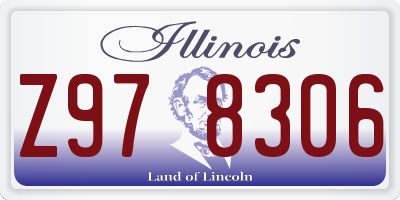 IL license plate Z978306