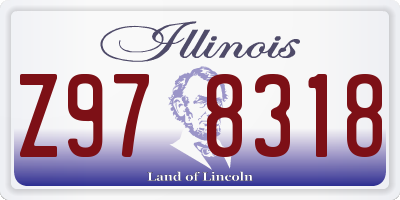 IL license plate Z978318
