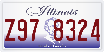IL license plate Z978324