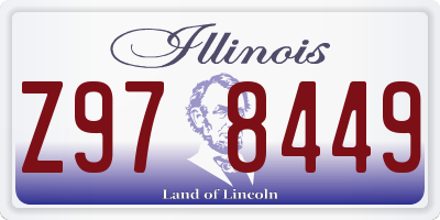 IL license plate Z978449