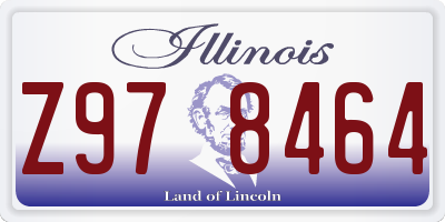 IL license plate Z978464