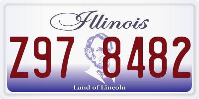 IL license plate Z978482