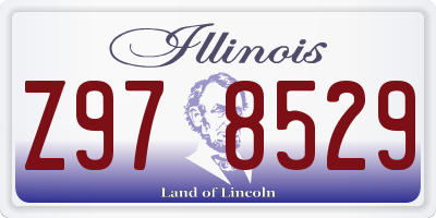 IL license plate Z978529