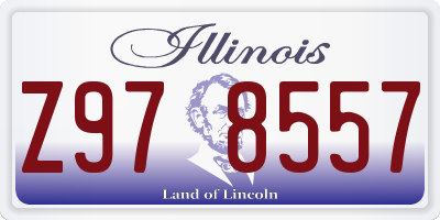 IL license plate Z978557