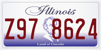IL license plate Z978624