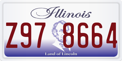 IL license plate Z978664