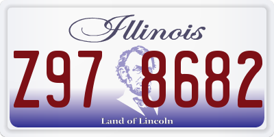 IL license plate Z978682