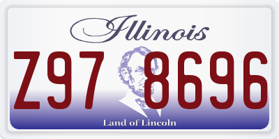 IL license plate Z978696