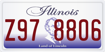 IL license plate Z978806