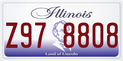 IL license plate Z978808