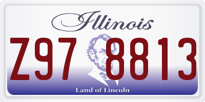 IL license plate Z978813