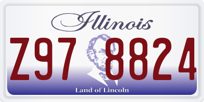 IL license plate Z978824