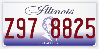 IL license plate Z978825