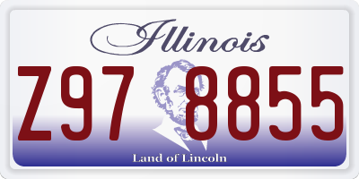 IL license plate Z978855