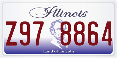 IL license plate Z978864