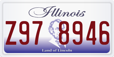 IL license plate Z978946