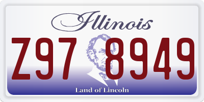 IL license plate Z978949