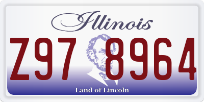 IL license plate Z978964