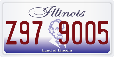 IL license plate Z979005