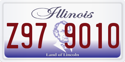 IL license plate Z979010