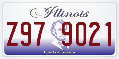 IL license plate Z979021