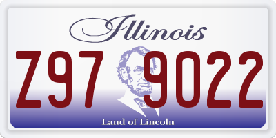 IL license plate Z979022