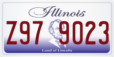 IL license plate Z979023