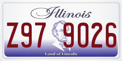 IL license plate Z979026