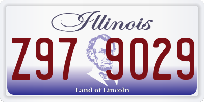 IL license plate Z979029