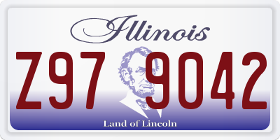 IL license plate Z979042