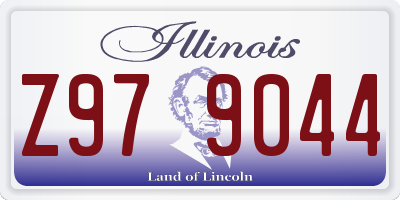 IL license plate Z979044