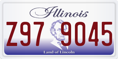 IL license plate Z979045