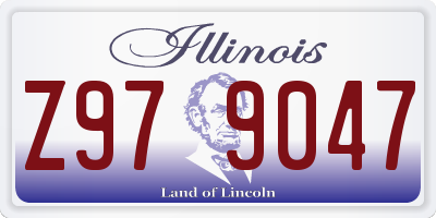 IL license plate Z979047