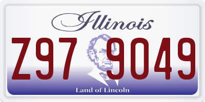 IL license plate Z979049