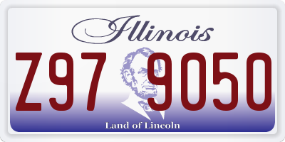 IL license plate Z979050