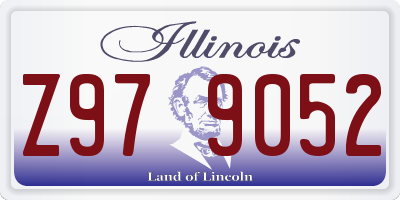 IL license plate Z979052