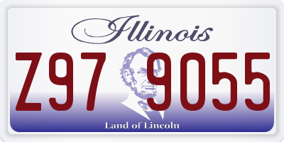 IL license plate Z979055