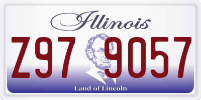 IL license plate Z979057