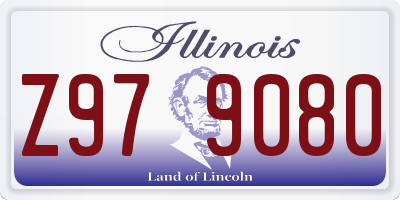 IL license plate Z979080