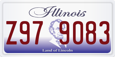 IL license plate Z979083