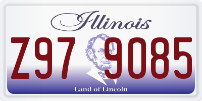 IL license plate Z979085