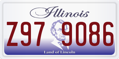 IL license plate Z979086