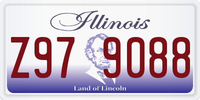 IL license plate Z979088